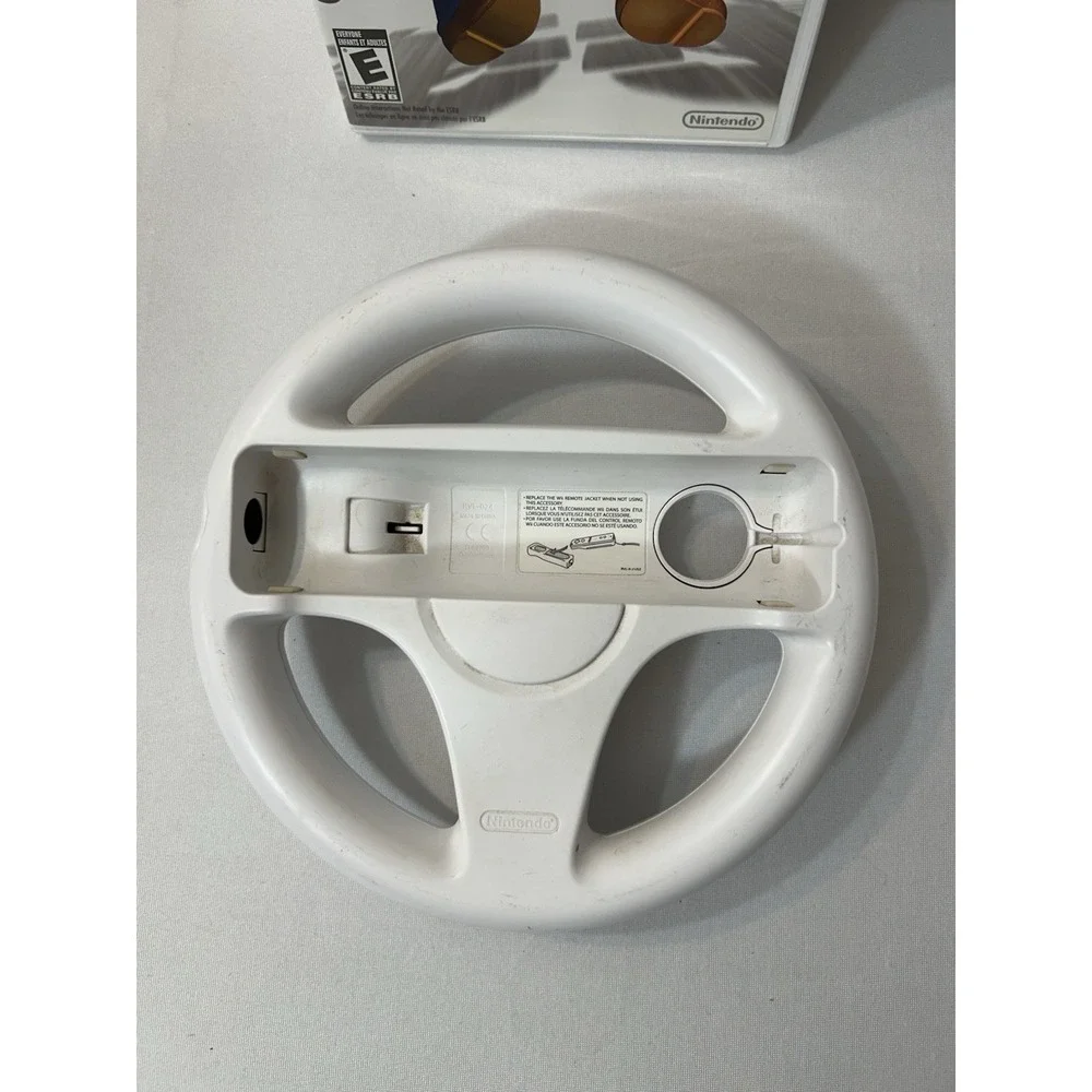 Mario Kart For Nintendo Wii Video Game Complete With Manual & 1 Wheel